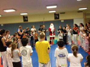 Ronde de capoeira de fin d'année